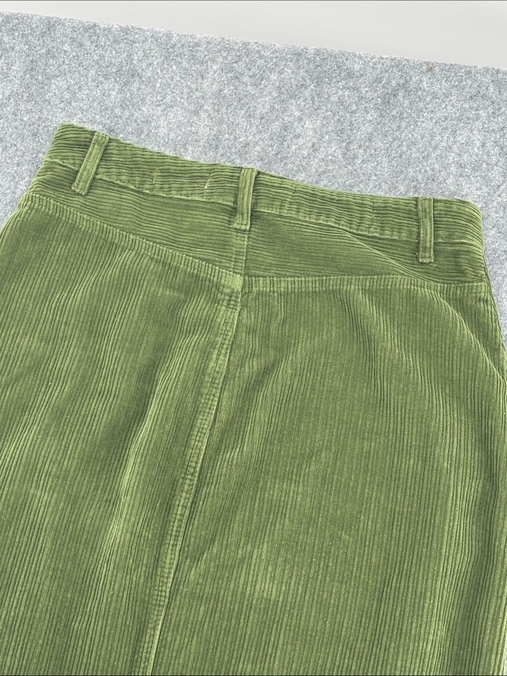 Anthropology Pilcro & the Letterpress Corduroy Button-Front chore pockets skirt - Picture 9 of 11